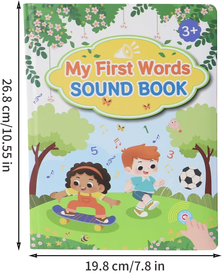 First English Words Book Sound, interaktives sprechendes Lernbuch, pädagogische Sprechbücher, Vokabe