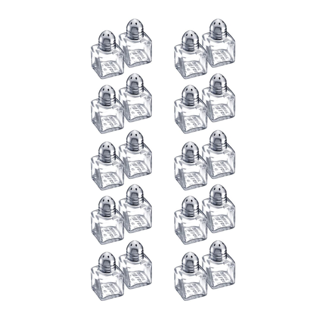 Westmark Mini-Gewürzstreuer-Set, 10 Sets à 2 Stück, Fassungsvermögen: je 10 ml, Rostfreier Edelstahl