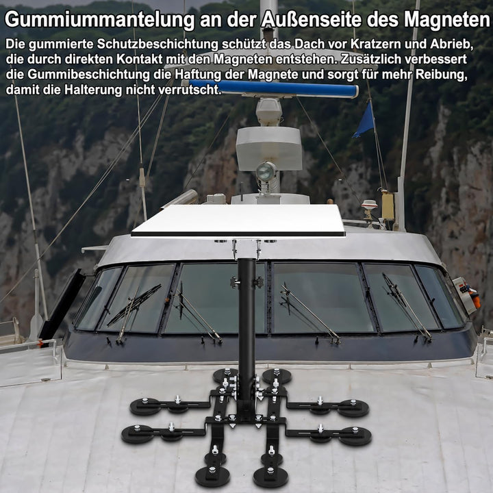Starlink Gen 3 Magnetische Dachhalterung, 16 magnetische Basen, Bis zu 226 kg Haftkraft, Burbifro St
