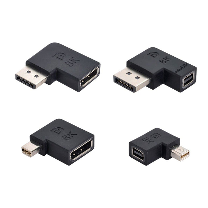 ChenYang CY Mini DP DisplayPort 1.4 8K 60hz auf DP DisplayPort Adapter Stecker auf Buchse 90 Grad Li
