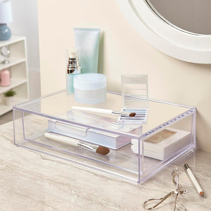 STORi Audrey stapelbarer Kosmetik-Organizer, Schublade, 30,5 cm breit, transparent 12\" Wide Drawer,