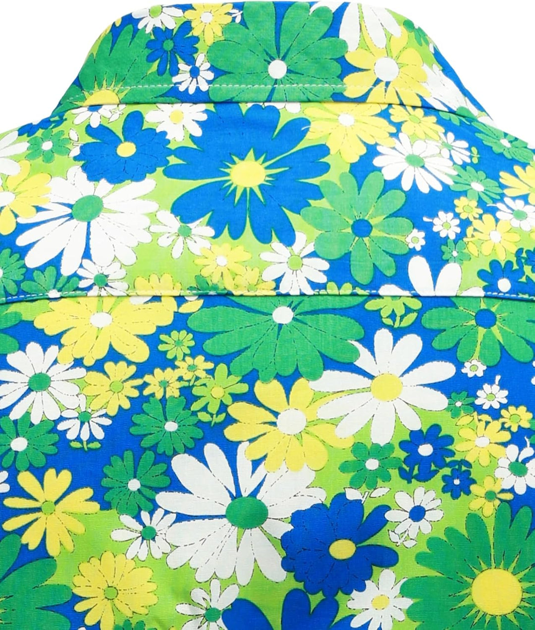 JOGAL Herren Regular Fit Floral Business Hemd Langarm Button Down Print Freizeithemd S Blau Grün Gän