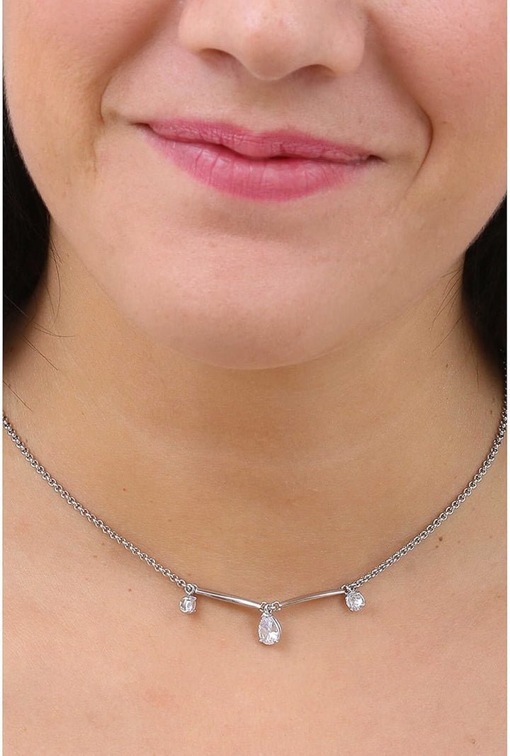 Brosway Affinity choker necklace with white zircons BFF178
