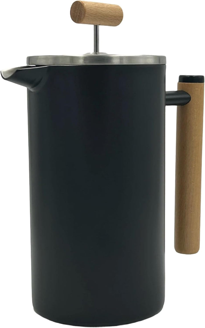 MediMuc Thermo French Press Elegant 1,1L - Geniessen Sie länger heissen Kaffee in stilvoller Eleganz