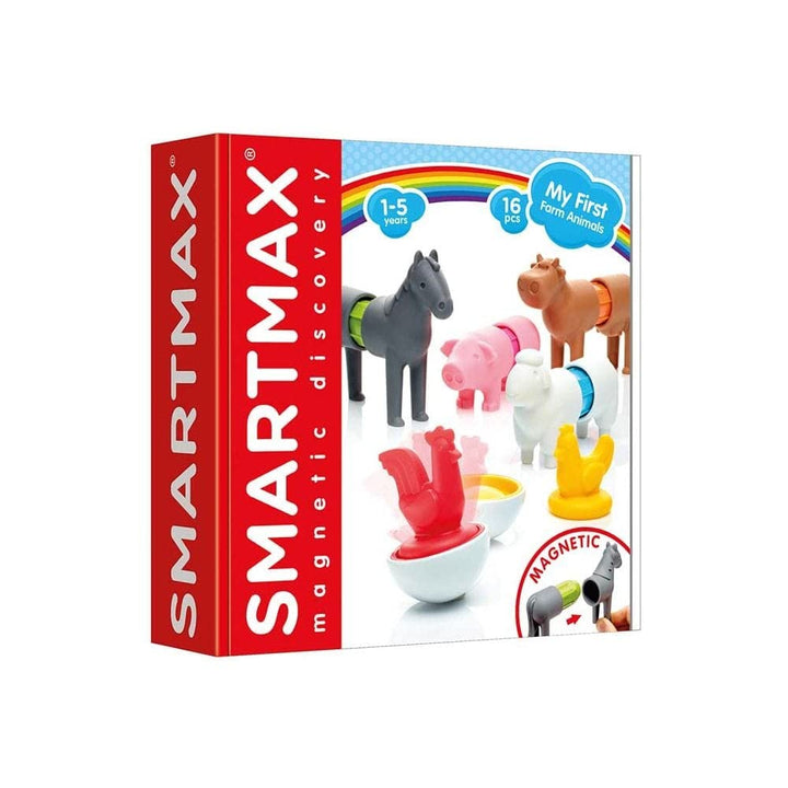 SMARTMAX - My First Farm Animals, Magnetic Discovery Play Set, 16 Pieces, 1-5 Years Einzelbett, Einz