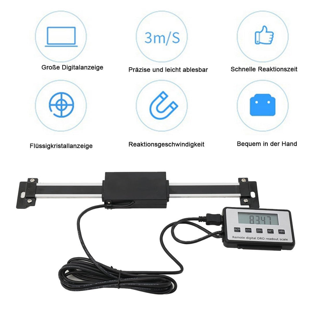 LCD Digitalanzeige-Kit 0-150mm Digitalanzeige Remote Digital Readout Kit Linearskala Anbaumessschieb