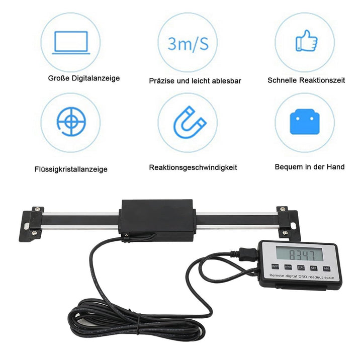 LCD Digitalanzeige-Kit 0-150mm Digitalanzeige Remote Digital Readout Kit Linearskala Anbaumessschieb