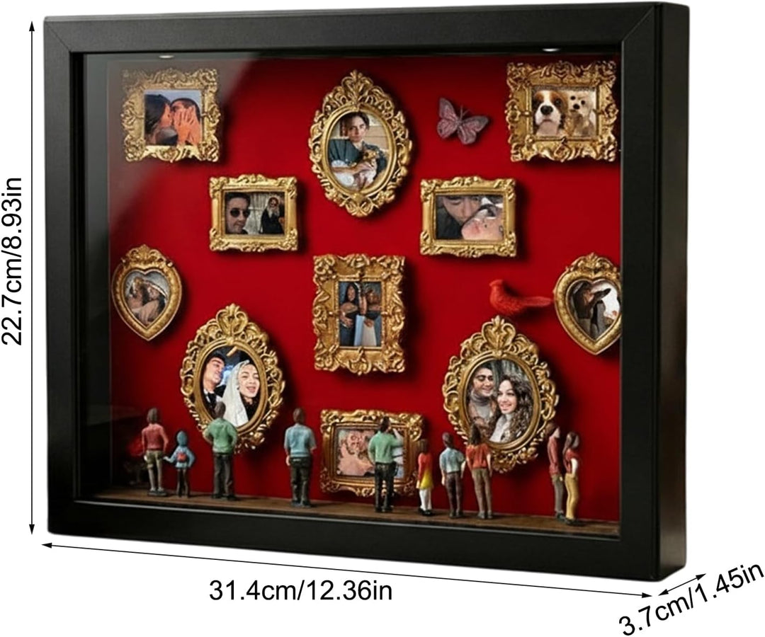 Mini Museum Box - DIY Figuren Zum Selberbauen Mit Beleuchtung Zur Erinnerungsdekoration Als Komplett