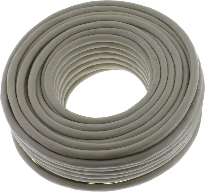 Telefonkabel 10x2x0,6mm J-Y(ST) Y 25m rund für Unterputzmontage, Fernmelde-Installationsleitung 20-a