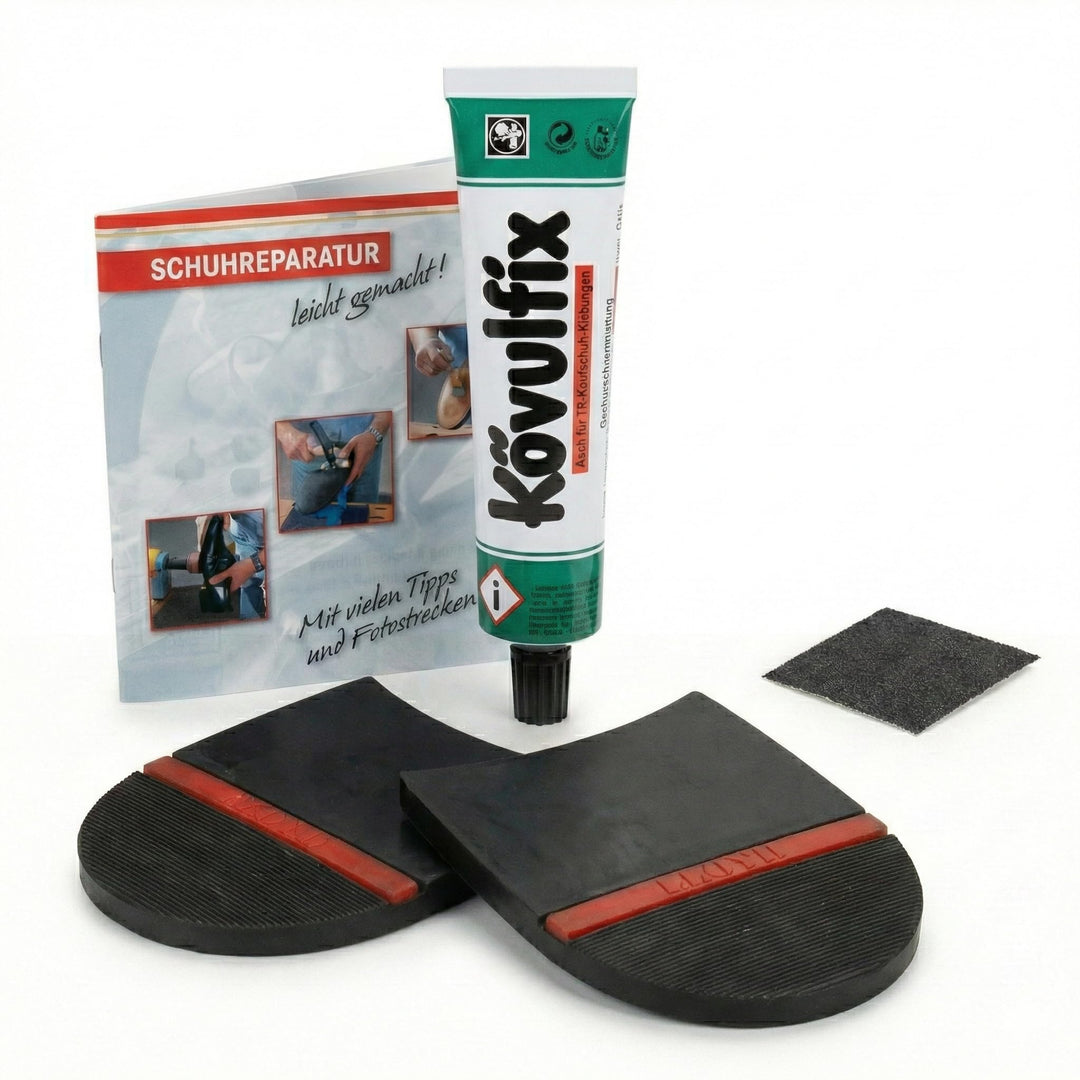 Langlauf Schuhbedarf 1 Paar Lloyd Absätze für Strassenschuhe - Reparatur-Set schwarz/Repair Sole Pad