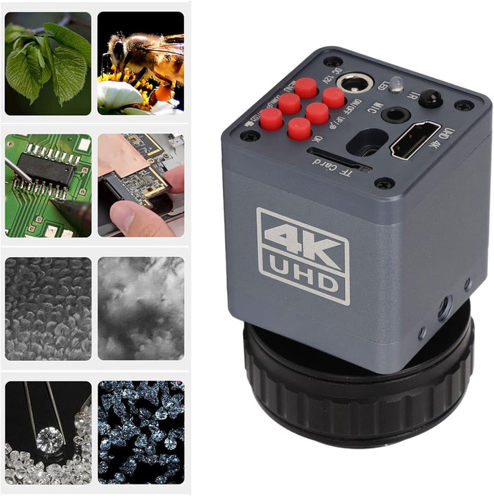 Industrielle Mikroskopkamera, 41MP 4K 2160P 1080P HDMI USB Digitale Videomikroskopkamera mit C-Mount