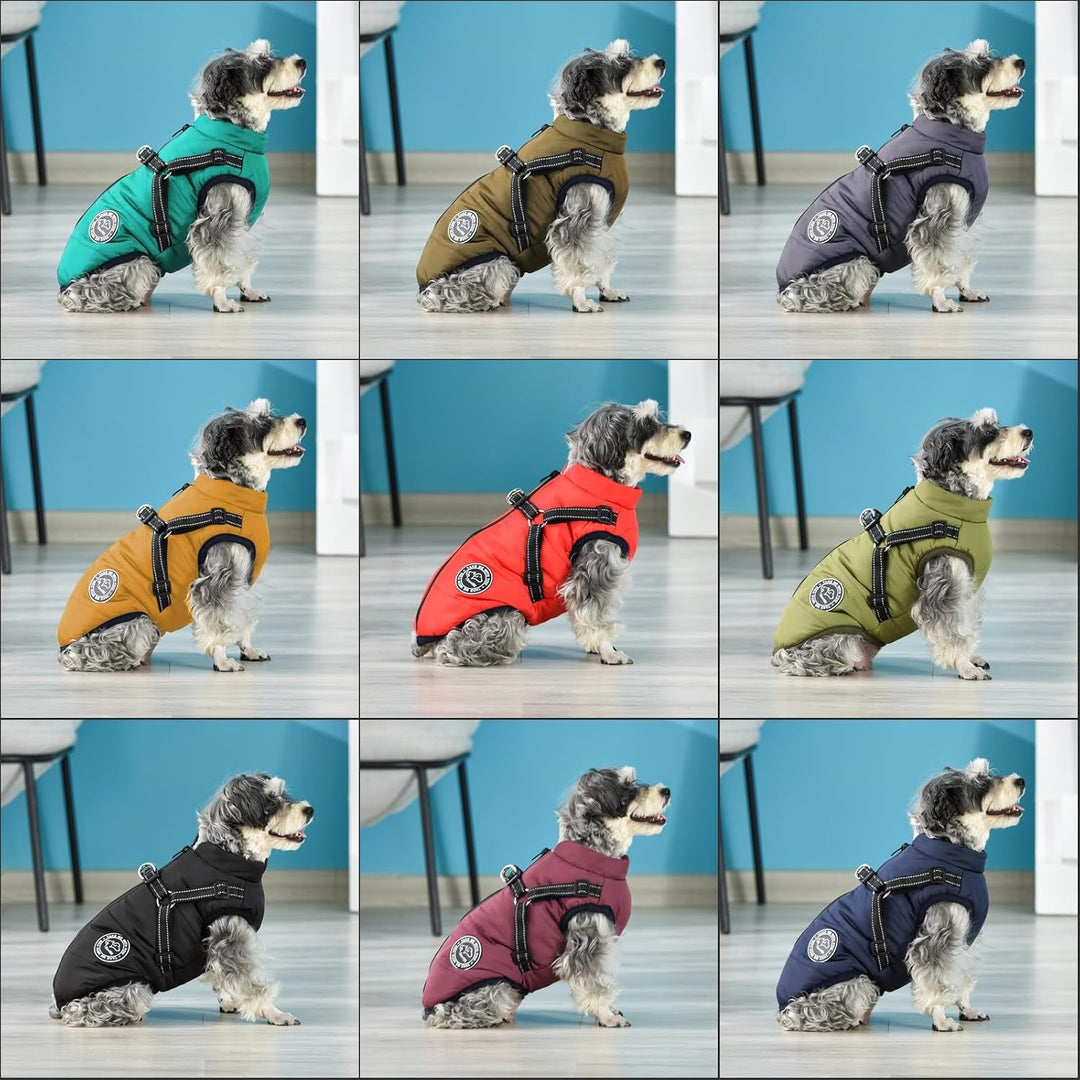 Hundejacke Winterweste Jacken Hundemantel Hundepullover Haustier Skifahren Kostüm Ärmellose Baumwoll