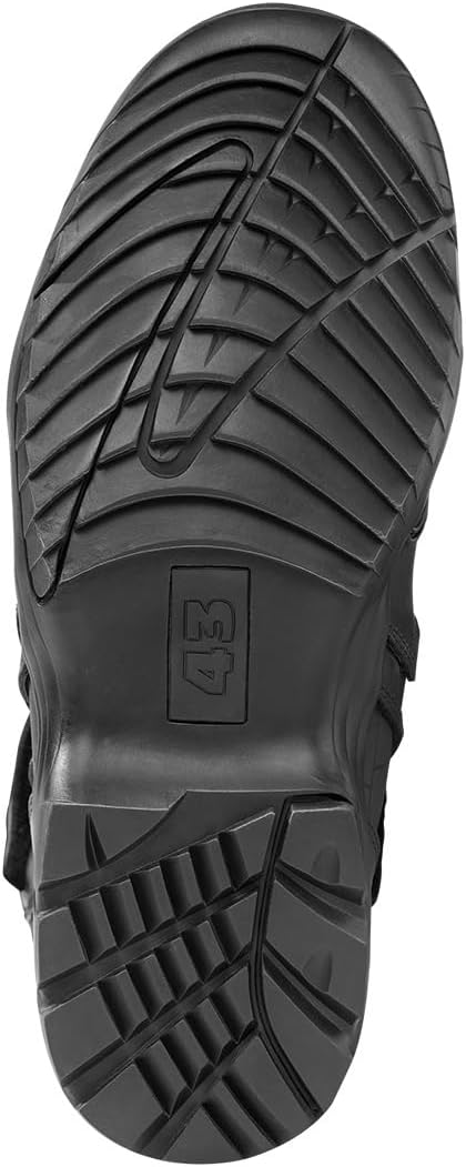 Bogotto Tour wasserdichte Motorradstiefel, schwarz, 46 | Wasserdicht Schwarz 46 EU, Schwarz 46 EU