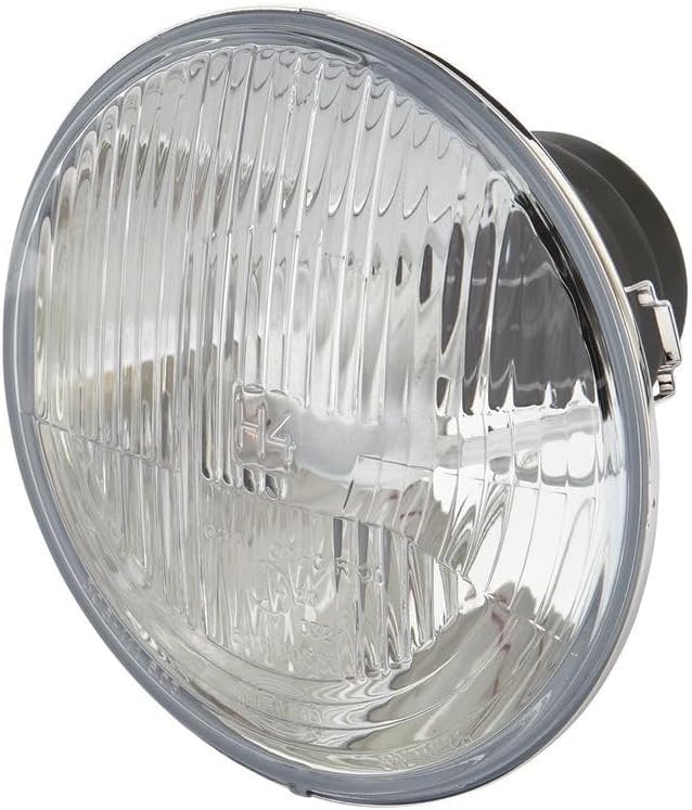 HELLA 1A6 002 395-991 Hauptscheinwerfersatz - Halogen - H4 - 12V - rund - Ref. 20 - gewölbte Streusc