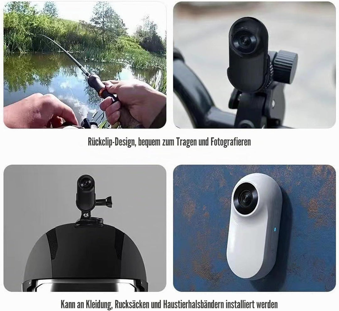 Fabater Katzenhalsband-Kamera, 1080P HD-Hunde-Tracker-Halsband, Mini-Action-Kamera für Videoaufzeich