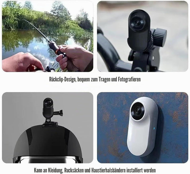 Fabater Katzenhalsband-Kamera, 1080P HD-Hunde-Tracker-Halsband, Mini-Action-Kamera für Videoaufzeich