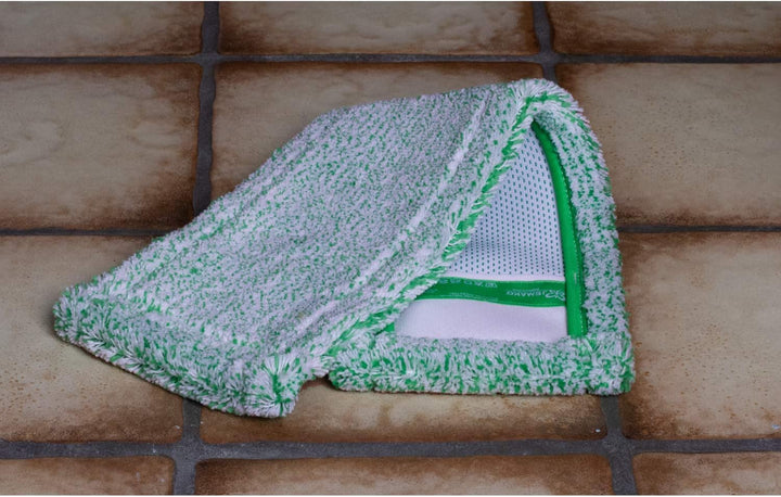 Jemako Bodentuch Wischbezug für Jemako Bodenwischer, Boden-Faser Grün Kurz 42cm, ideal zur Nassreini