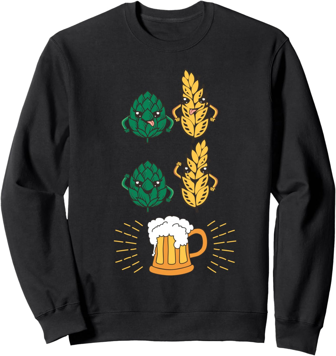 Bierschmelze Hopfen Und Malz Lustiges Bier Sweatshirt