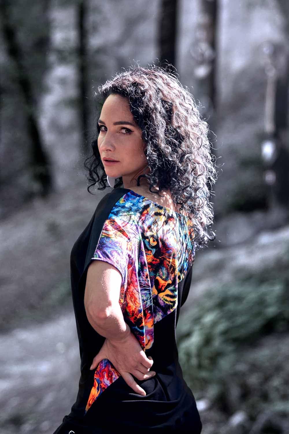 WINSHAPE Damen Functional Light and Soft Dance-top Dt108ls, Dance Style T-Shirt XS Mehrfarbig, XS Me