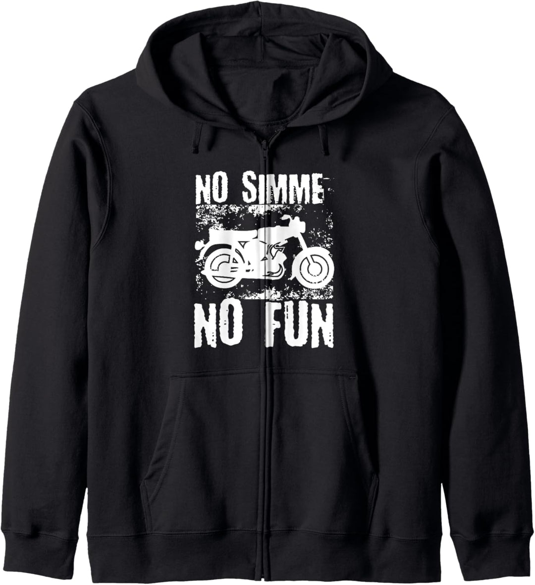 Simson S51 Oldtimer Moped Spruch Geschenk Kapuzenjacke