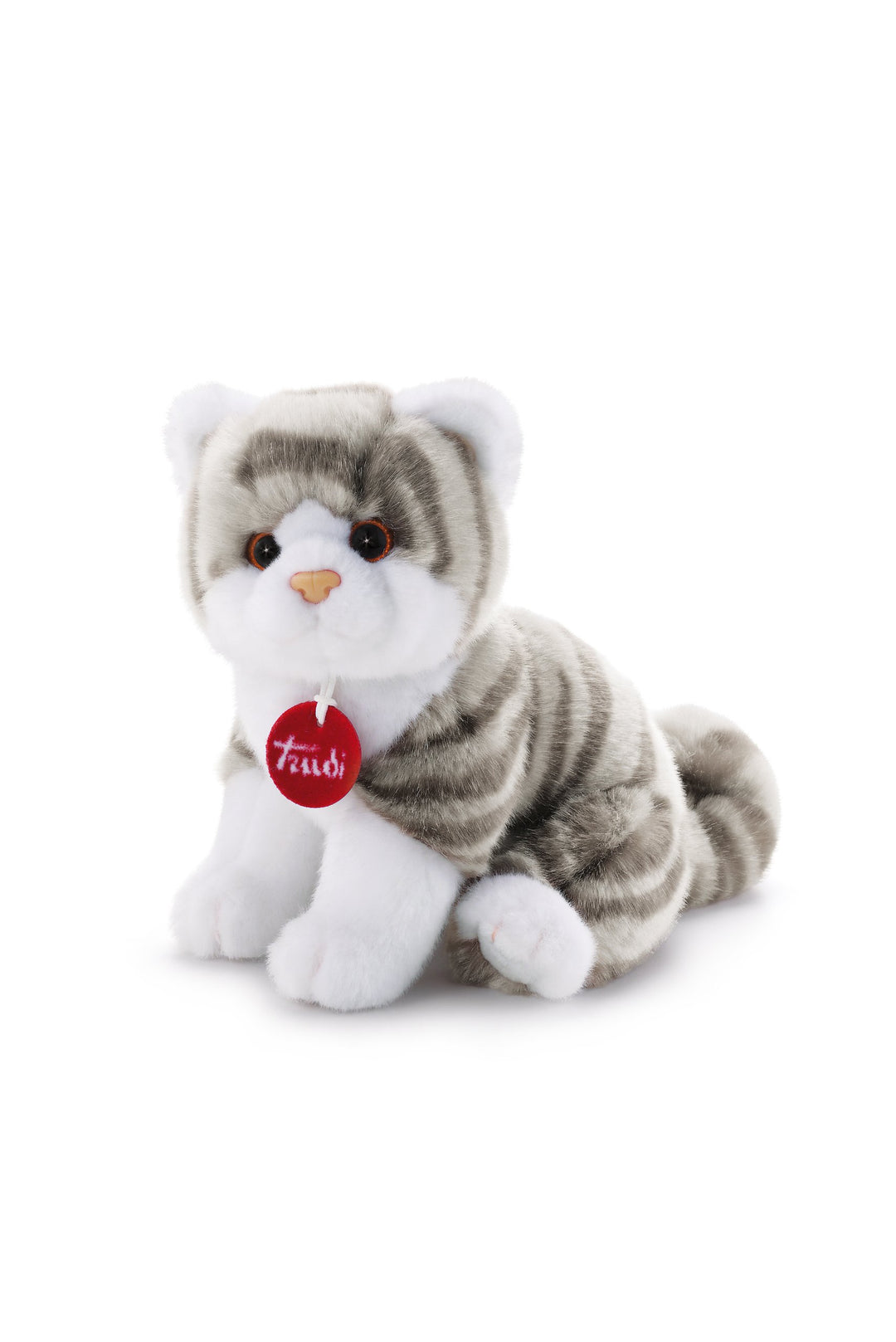 Trudi 20851 Klassik Plüschkatze Brad ca. 18 cm, Grösse S, hochwertiges Stofftier mit weichen Materia