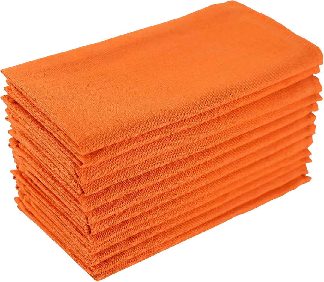 weich Polyester -Leinen gemischt Abendessen Cloth Servietten, 12 Stück (40 x 40 cm), für Veranstaltu