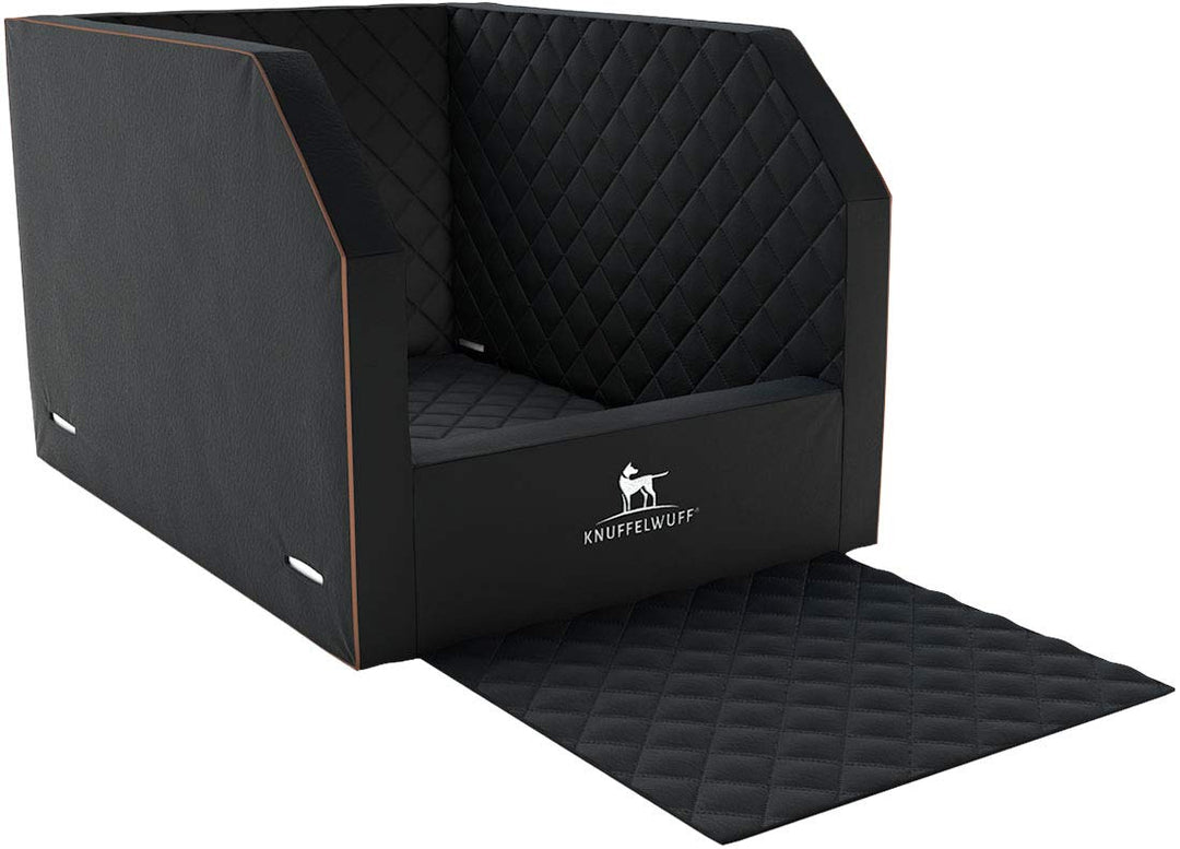 Knuffelwuff Cargo Hundebox Auto Hunde Autositz Hundetransportbox Transportbox Hund Rücksitz 60 x 50