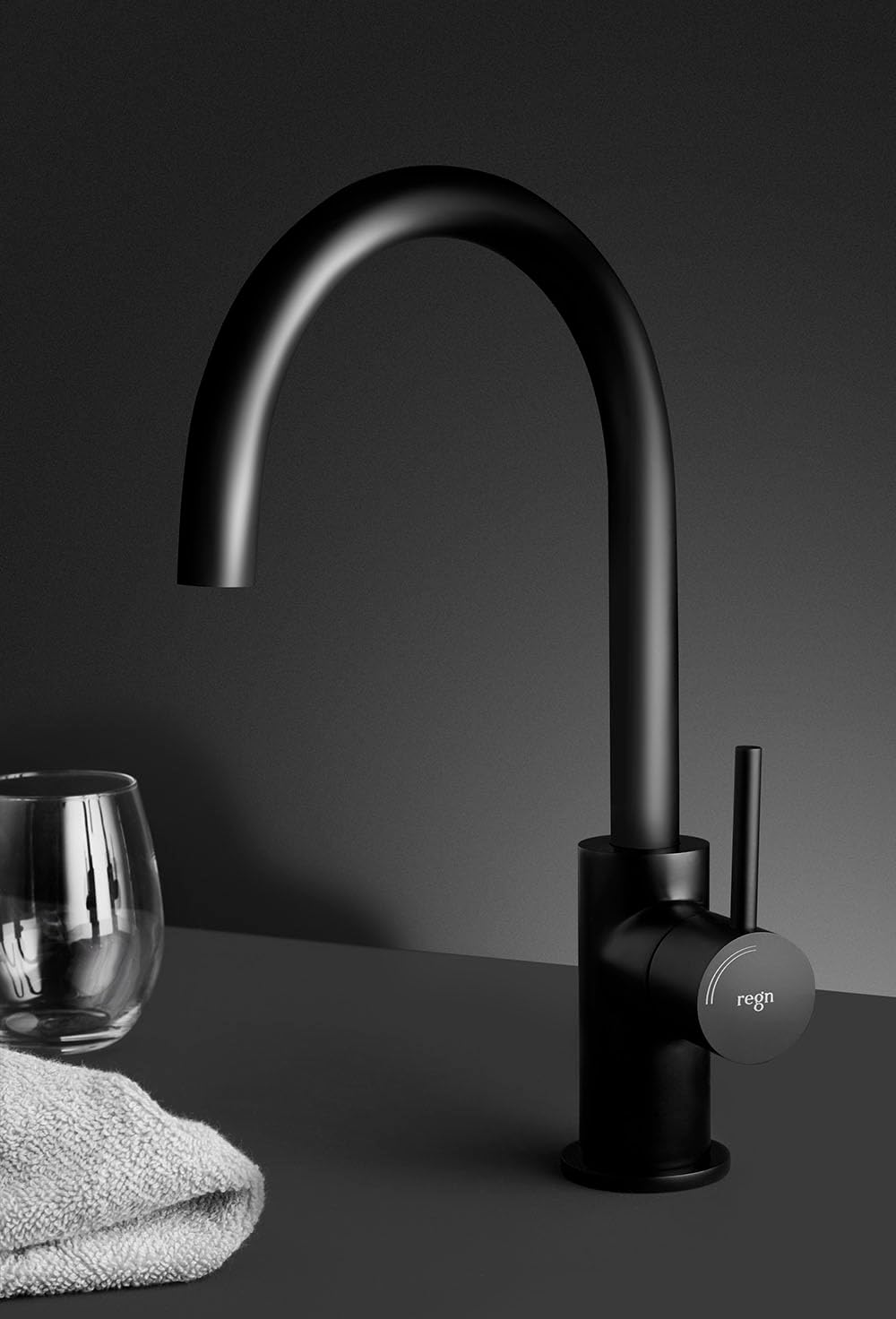 Regn Küchenarmatur gebürstetes Nickel mit Kaltstart hochwertiges Design und einfache Montage