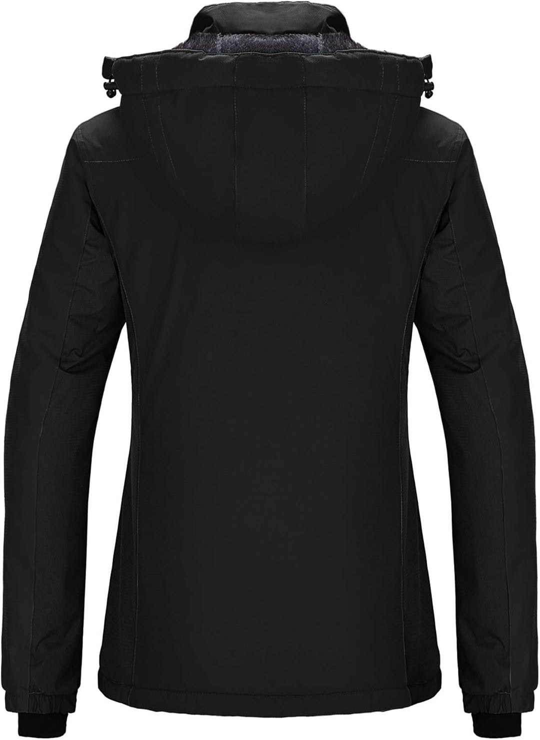Wantdo Damen Winter Skijacke Warm Fleece Mantel Berg Snowboardjacke Outdoor Kapuzen Windbreaker Jack