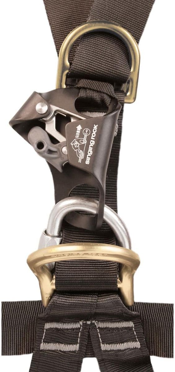 Singing Rock Standard Technic Kombi Klettergurt Schwarz M-L, Schwarz M-L