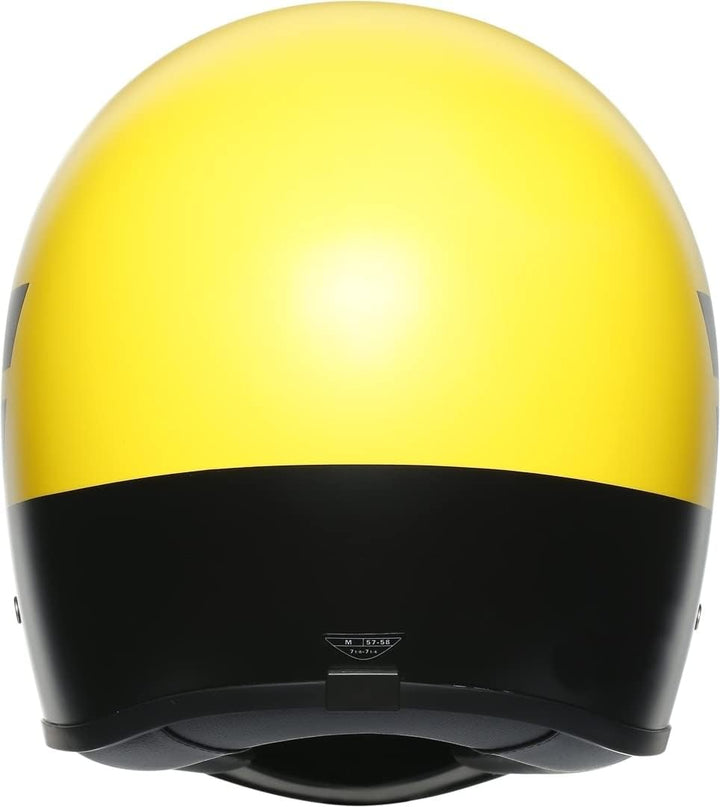AGV Herren L Motorrad Helm XS MATT YELLOW BLACK, XS MATT YELLOW BLACK