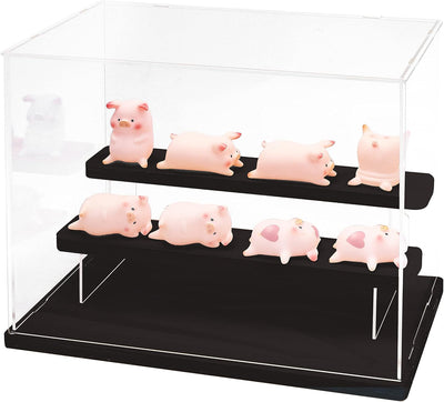 Nynelly Vitrine für Collection aus Acryl, 3 Ebenen, zum Aufstellen von Lebensmitteln, für Action Pop