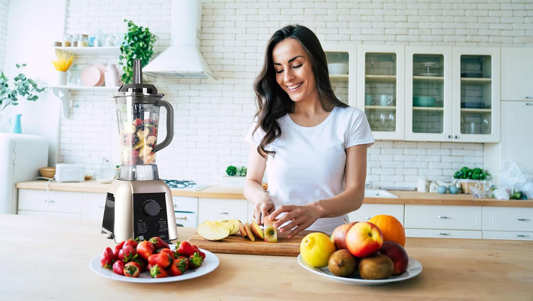 Blender G21 Perfection, Cappuccino, 1.700 W, 32.000 U/min, BPA-frei, Behälter von 2,5 l, 4 Jahre Gar