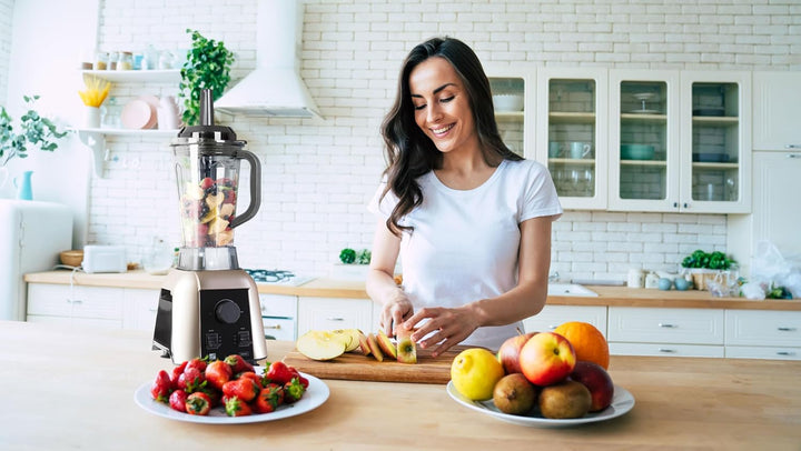 Blender G21 Perfection, Cappuccino, 1.700 W, 32.000 U/min, BPA-frei, Behälter von 2,5 l, 4 Jahre Gar