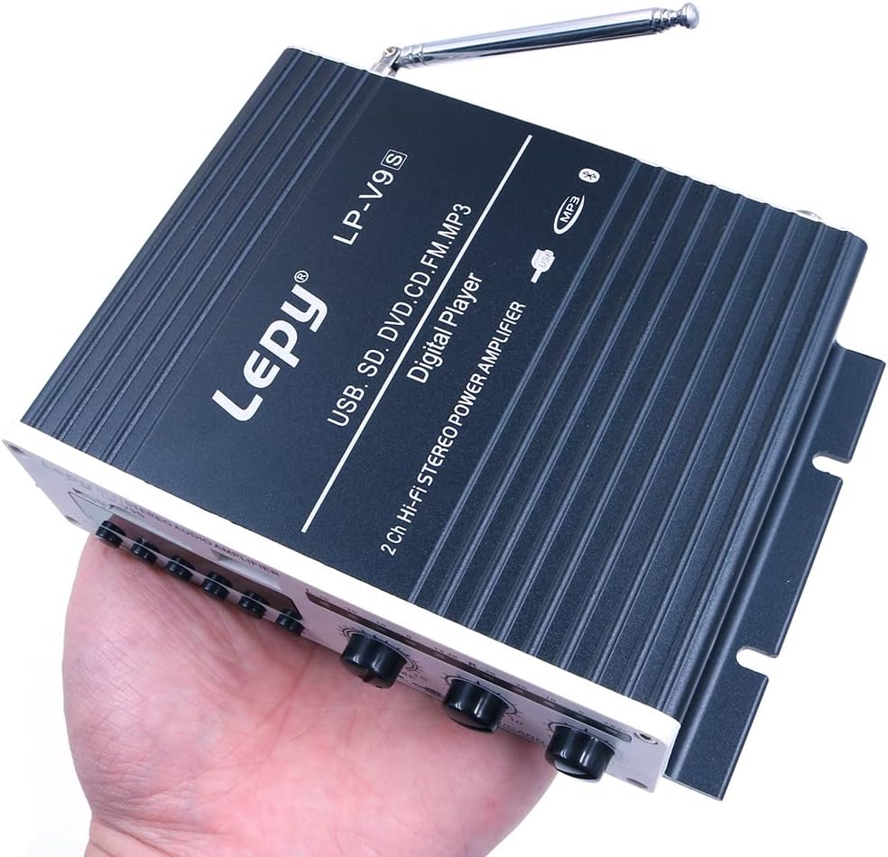LP-V9S Lepy Digital Player Auto Power Hi-Fi Stereo Audio Verstärker DVD MP4 Lautsprecher Auto Motorr