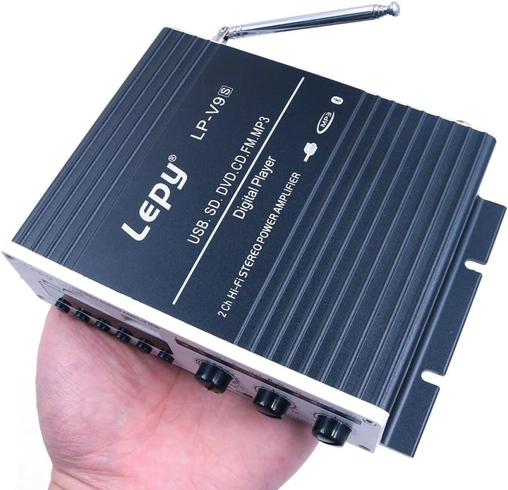 LP-V9S Lepy Digital Player Auto Power Hi-Fi Stereo Audio Verstärker DVD MP4 Lautsprecher Auto Motorr