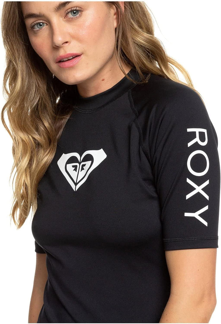 Roxy - Whole Hearted Surf Tee für Damen Anthracite M, Anthracite M