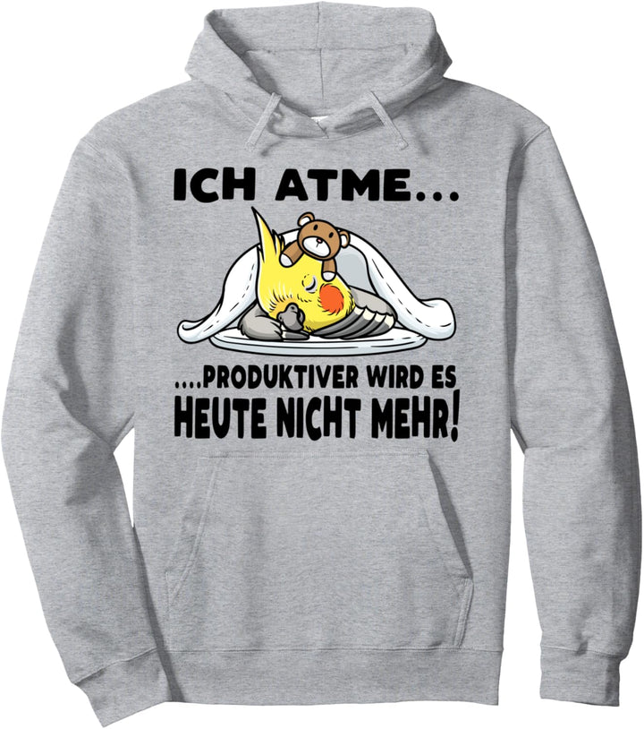 Nymphensittich Papagei Mit Kuscheltier Vogel Lustige Sprüche Pullover Hoodie