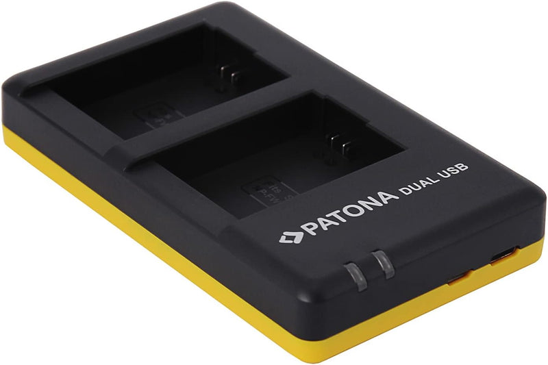 PATONA Premium NP-FW50 2X (1030mAh) - mit USB Dual Ladegerät 1964 - ZV-E10 - DSC RX10 - Alpha 6100 6