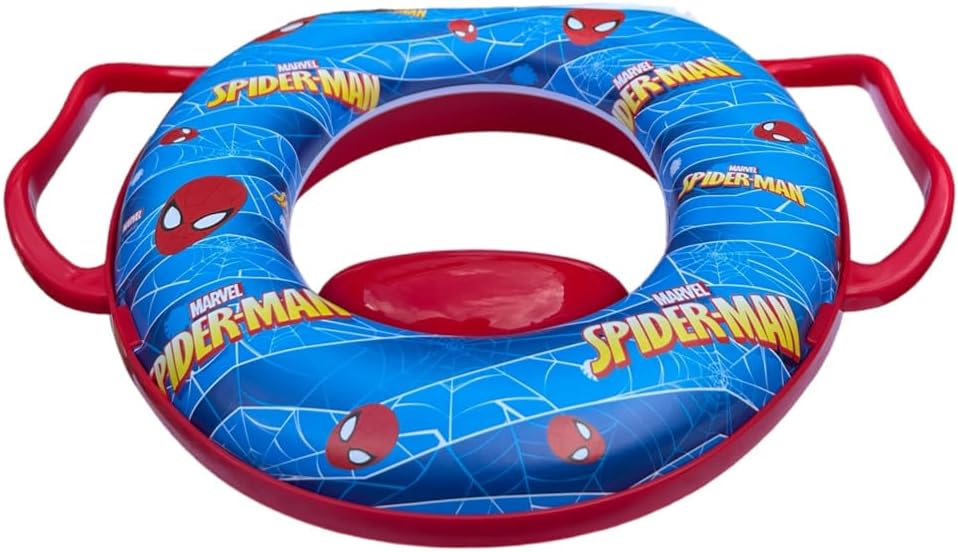 Kinder-Toilettensitz Spiderman Marvel Universal-Adapter mit Griffen