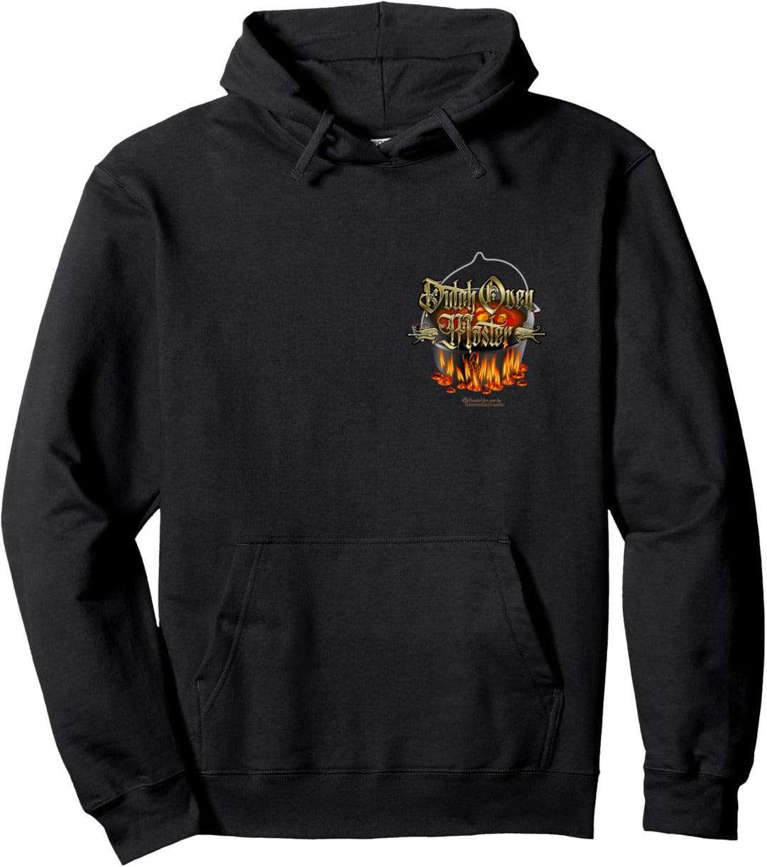 Dutch Oven Design Schriftzug Master & Lagerfeuer Dutch Oven Pullover Hoodie