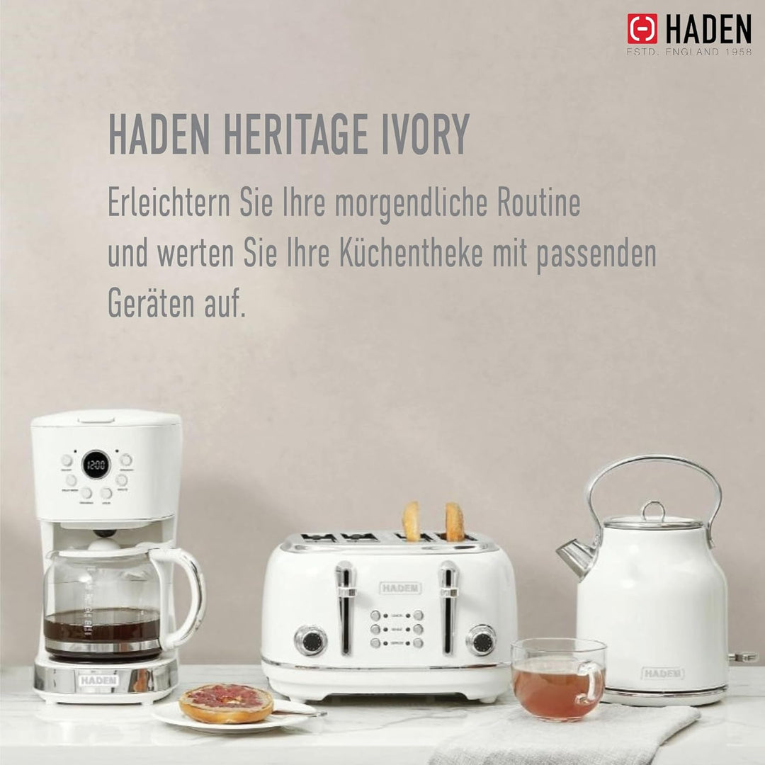 HADEN Heritage Kaffemaschine 1.8 L (Ivory), Ivory