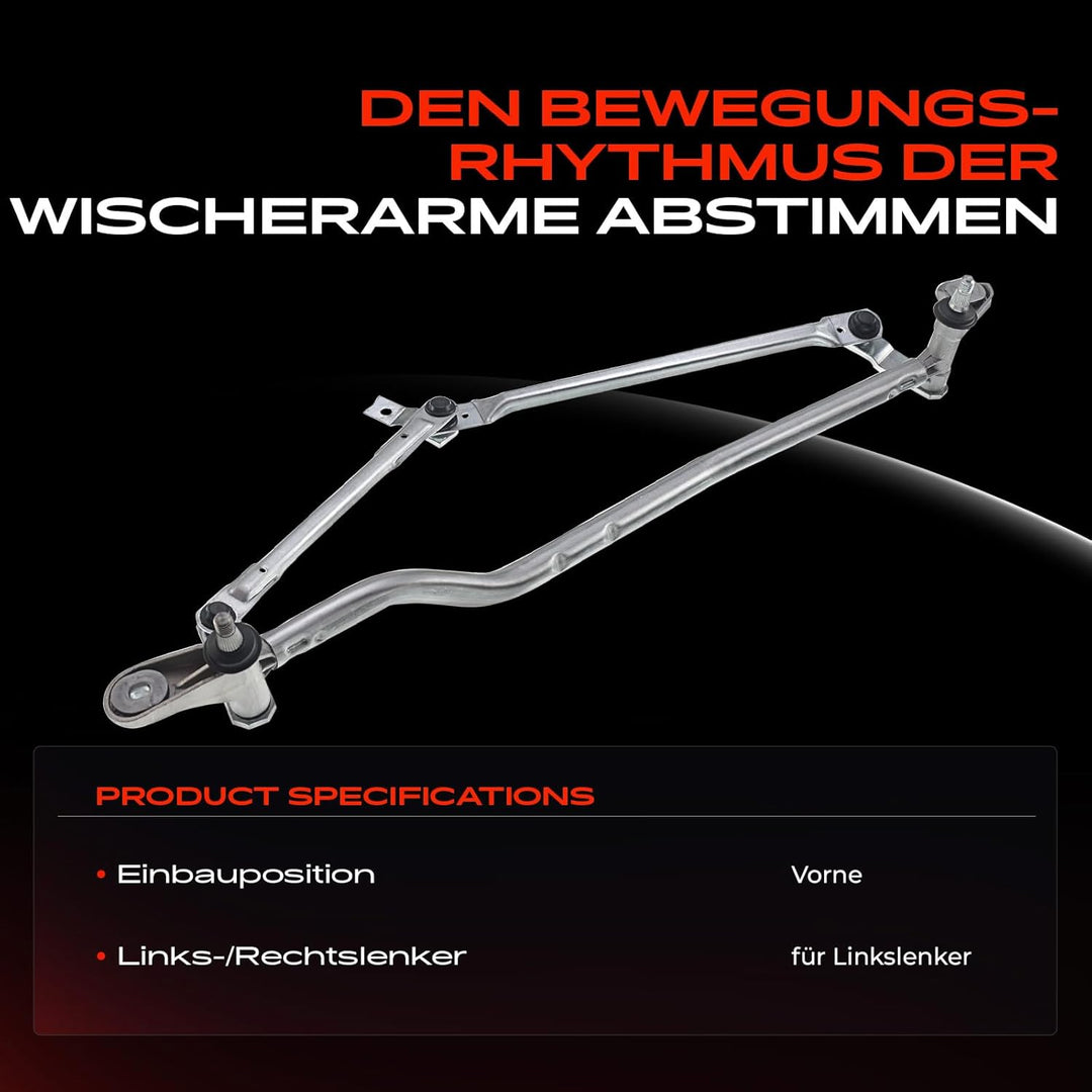 Frankberg 1x Scheibenwischer Wischergestänge Scheibenwischergestänge ohne Motor Vorne Links oder Rec