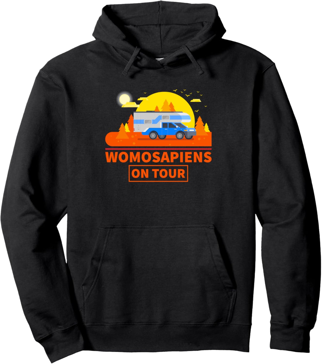 Campingplatz Zelten Campen Lagerfeuer Fahren Fahren Pullover Hoodie