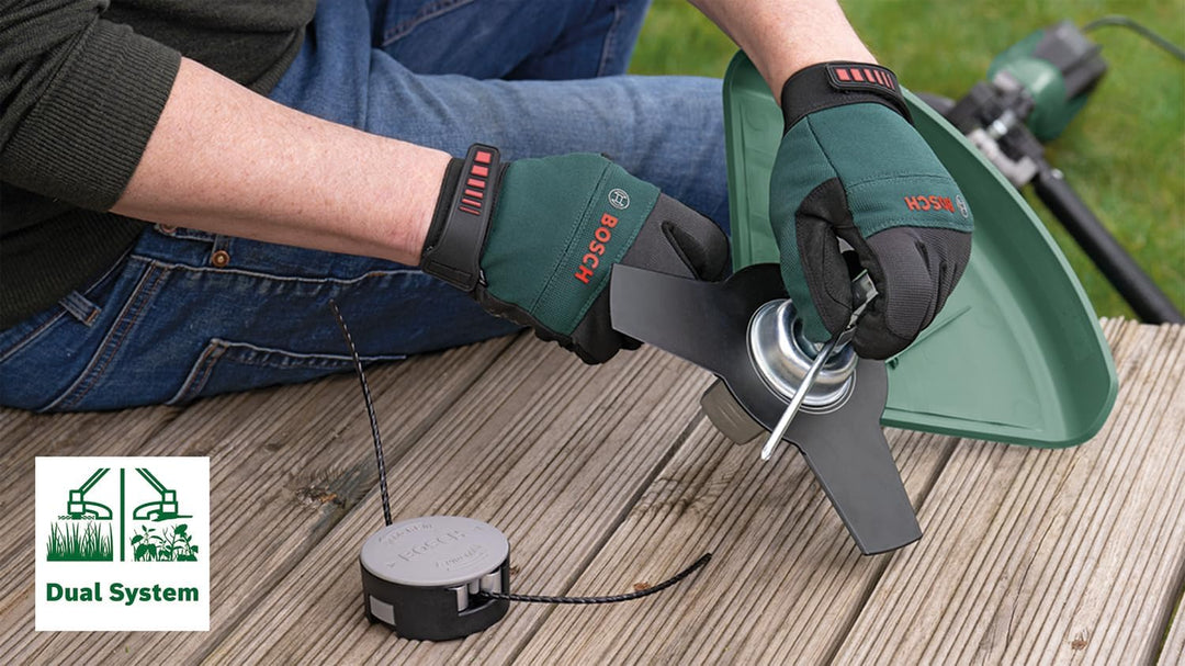 Bosch Home and Garden Elektro Freischneider Motorsense AFS 23-37 (950 W, SchnittkreisØ: 23 cm (Messe