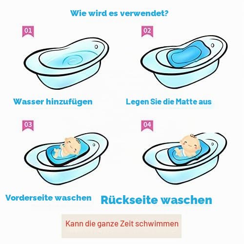 belupai Baby Bad Pad Neugeborenen Faltbare Badewanne Stuhl Regal Badewanne Sitz Infant Unterstützung