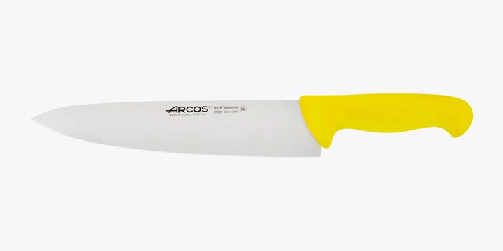 Arcos Serie 2900 - Kochmesser - Klinge Nitrum Edelstahl 250 mm - HandGriff Polypropylen Farbe Gelb 2