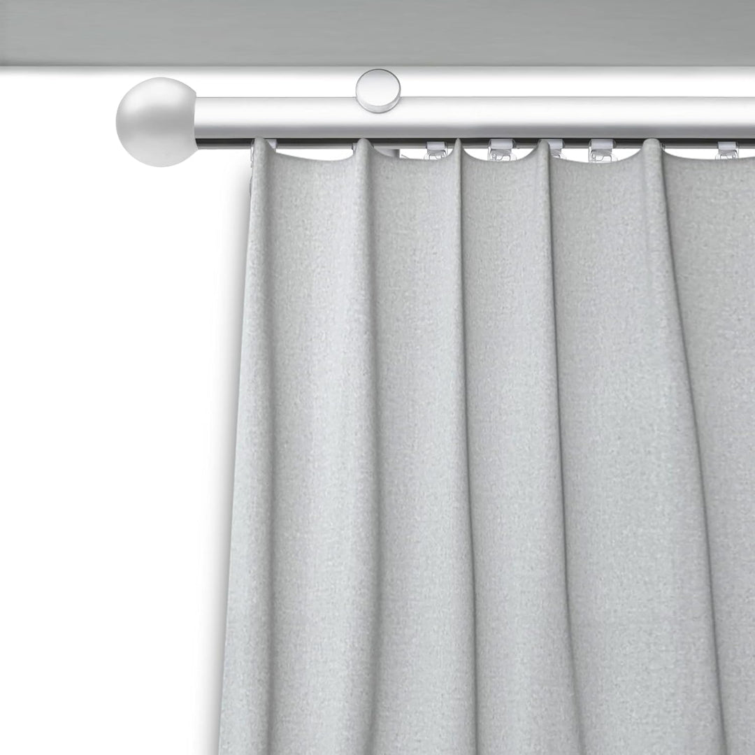 SN Deco - Innenlaufgarnitur Strassburg, Ø 19mm, 1-Lauf weiss 400cm (2x200cm inkl. Verbinder) 400 cm