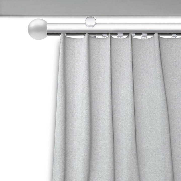 SN Deco - Innenlaufgarnitur Strassburg, Ø 19mm, 1-Lauf weiss 400cm (2x200cm inkl. Verbinder) 400 cm