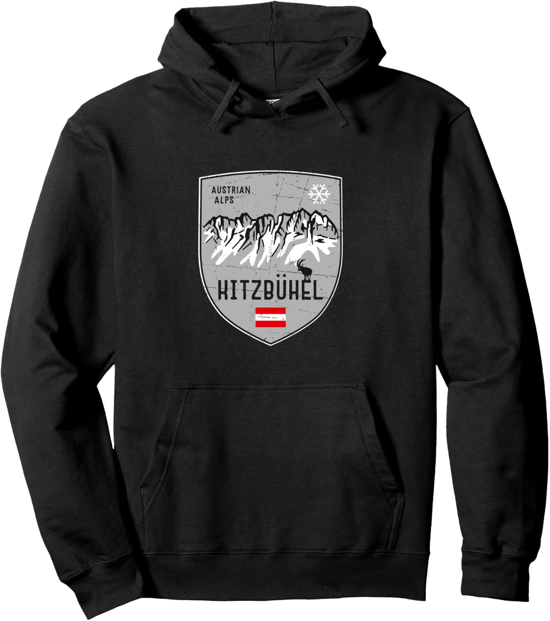 Kitzbühel Wilder Kaiser Ski Wappen Pullover Hoodie